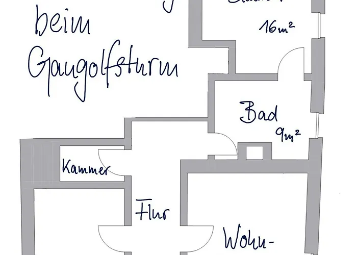 Beim Gangolfsturm דירה *